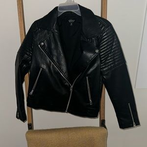 TOPSHOP Black Leather Jacket!